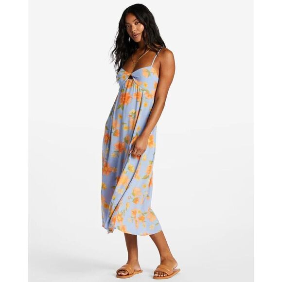 ✨HP✨Billabong Last Sunset Midi Sz Medium Dress✨ - Picture 2 of 9